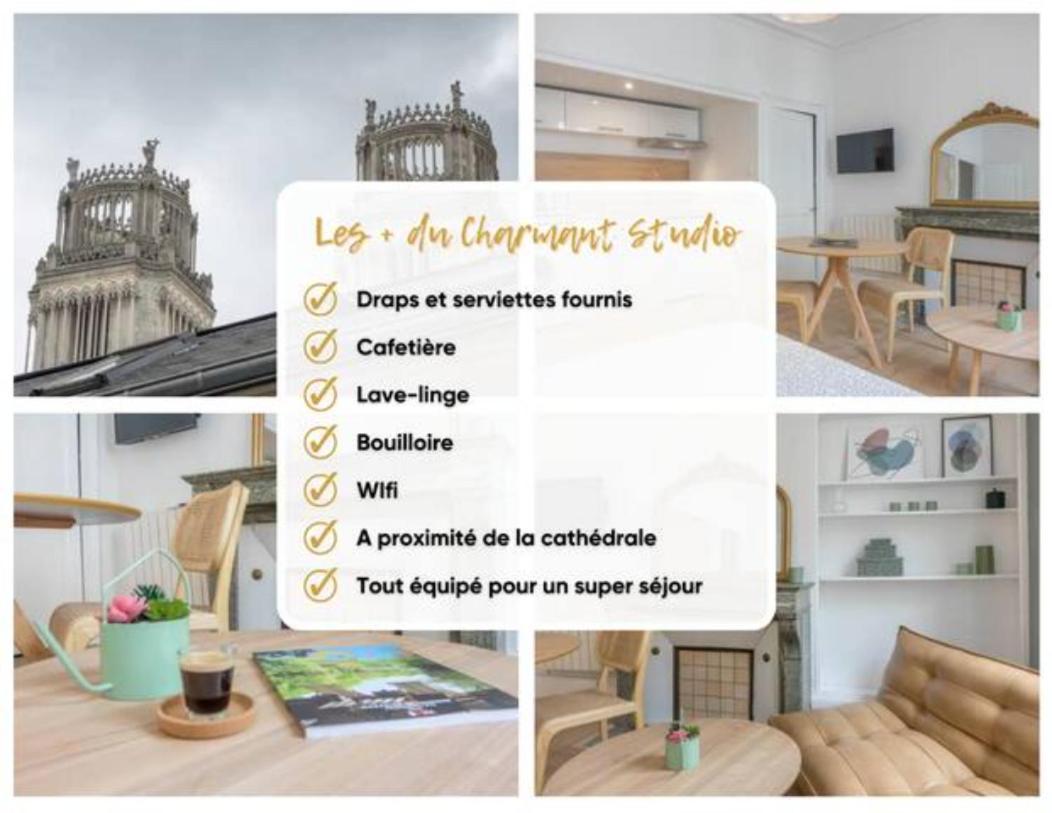 Apartmán Charmant Studio Vue Cathedrale Quartier Historique Orléans Exteriér fotografie