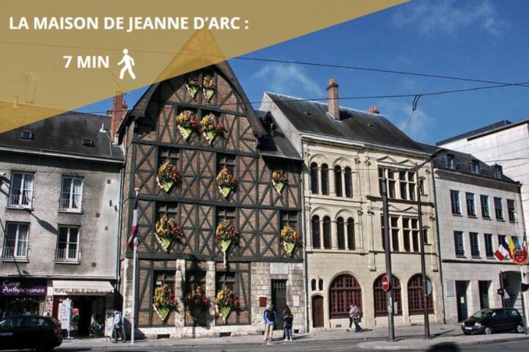 Apartmán Charmant Studio Vue Cathedrale Quartier Historique Orléans Exteriér fotografie